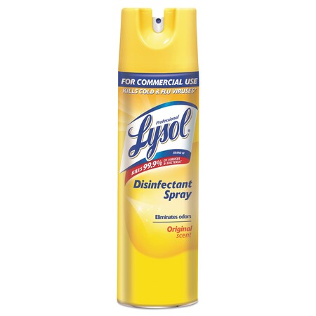 Professional Lysol Brand Disinfectant Spray, Original Scent, 19 oz Aerosol, PK12 36241-04650